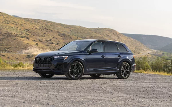 Cars wallpapers Audi Q7 55 TFSI quattro (Waitomo Blue Metallic) US-spec - 2025