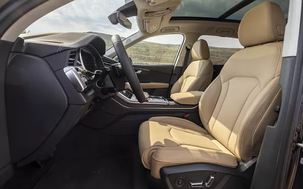 Cars wallpapers Audi Q7 55 TFSI quattro (Waitomo Blue Metallic) US-spec - 2025