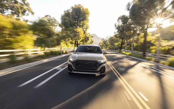 Cars wallpapers Audi Q8 55 TFSI quattro S line (Sakhir Gold Metallic) US-spec - 2025