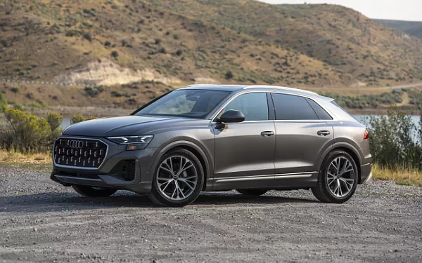 Cars wallpapers Audi Q8 55 TFSI quattro (Samurai Grey Metallic) US-spec - 2025