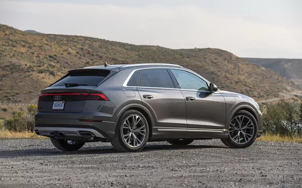 Cars wallpapers Audi Q8 55 TFSI quattro (Samurai Grey Metallic) US-spec - 2025