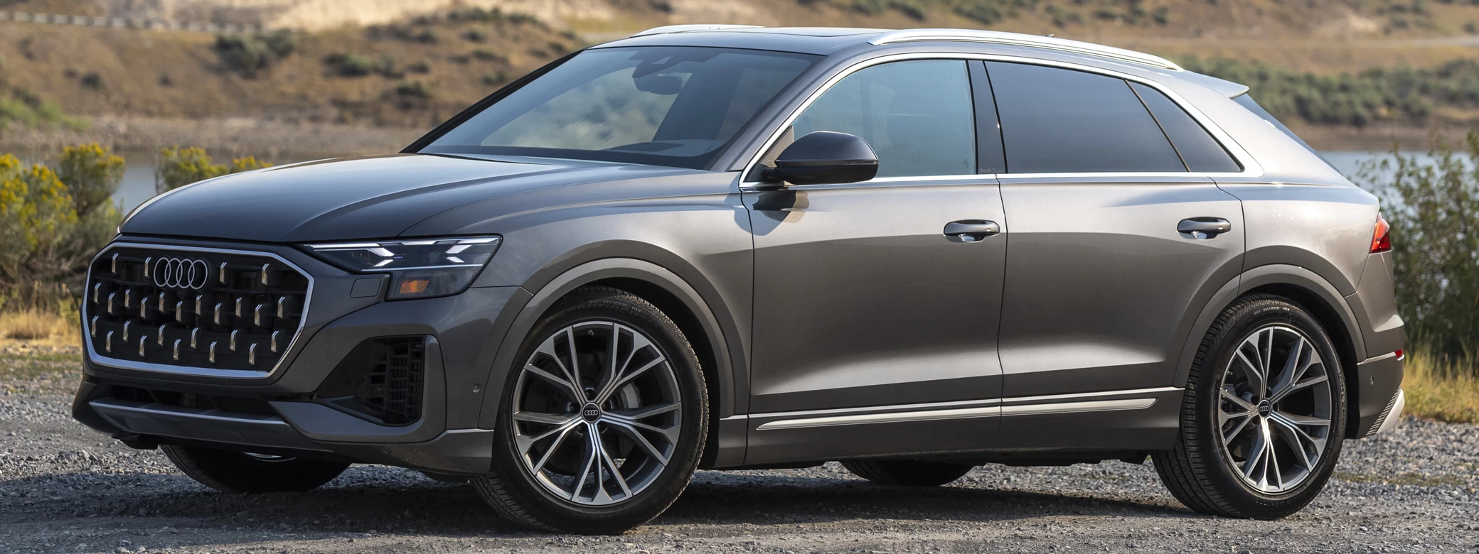 Cars wallpapers Audi Q8 55 TFSI quattro (Samurai Grey Metallic) US-spec - 2025 - Car wallpapers