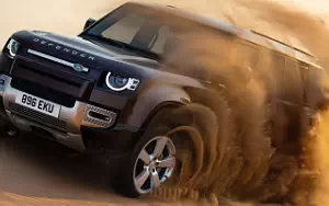 Cars wallpapers Land Rover Defender 130 P400 SE (Sedona Red) - 2023