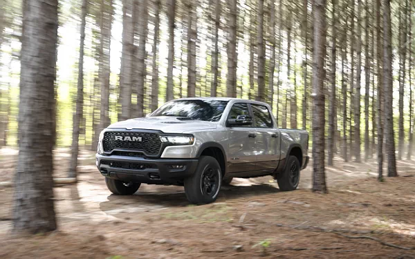 Cars wallpapers Ram 1500 Rebel (Billet Silver Metallic/Diamond Black) - 2024