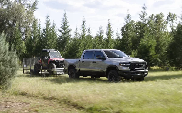 Cars wallpapers Ram 1500 Rebel (Billet Silver Metallic/Diamond Black) - 2024