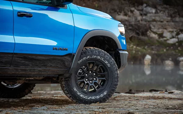 Cars wallpapers Ram 1500 Rebel (Hydro Blue/Diamond Black) - 2024